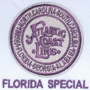 Atlantic Coast Line - Florida Special - purple and white