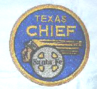 Texas Chief w/blue background