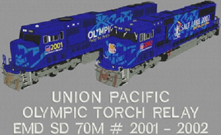 EMD SD-70M #2001/2002 Olympic Torch Relay