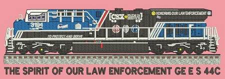GE ES44AC #3194 Spirit of Our Law Enforcement