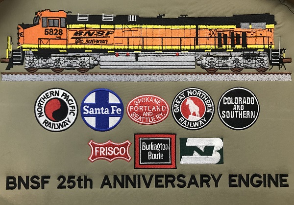 BNSF 25th anniversary engine GE 44AC #5828
