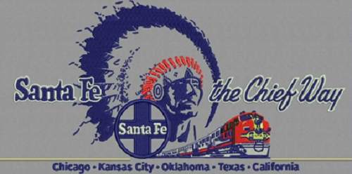 Passenger Souvenir Ticket for Texas / Oklahoma / California Trains