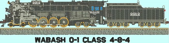 O-1 Class 4-8-4 #2912