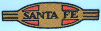 Santa Fe Nose Cigar Band - Style Black-Yellow