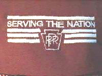 PRR Keystone w/Lines 'Serving The Nation'