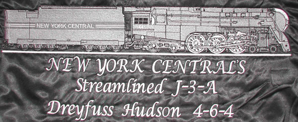 New York Central Dreyfus Hudson with writing underneath