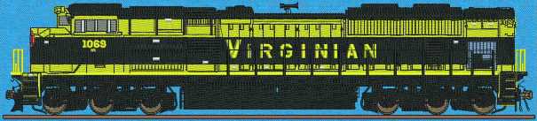 NS Heritage Unit - Virginian NS #1069