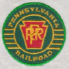 PRR Keystone inside circle - Green with Gold