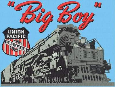 Big Boy 4014 3/4 View with Overland Shield