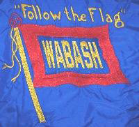 Wabash Flag w/Gold 