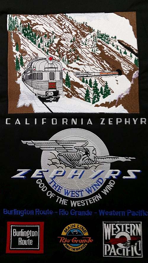 California Zephyr on the Rio Grande / ZEPHYR God of the Western Wind