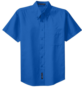 Dress Shirt - Short Sleeve - Strong Blue - front