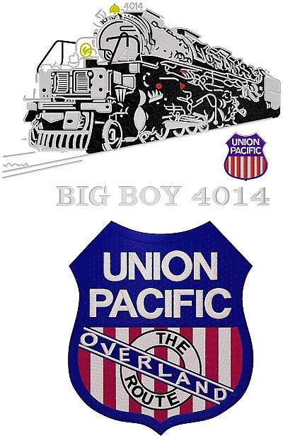 Big Boy #4014 with Large Overland Shield - L1388 / L154