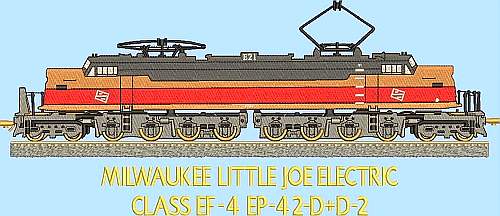 GE EP-4 Class Little Joe Electric #E21 with Text