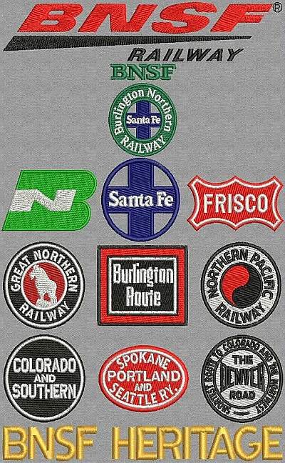 BNSF Heritage Logos