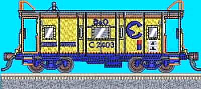 B&O Chessie System Caboose #C2403