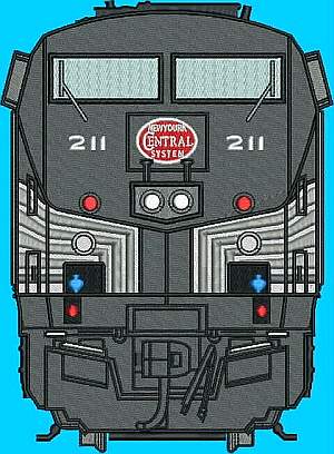 GE P32AC-DM #211 New York Central Heritage scheme