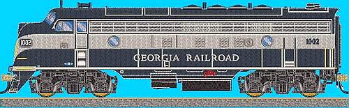 EMD FP-7 #1002 old paint scheme