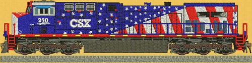 GE CM44AH #250 Ameria's 250th Anniverary